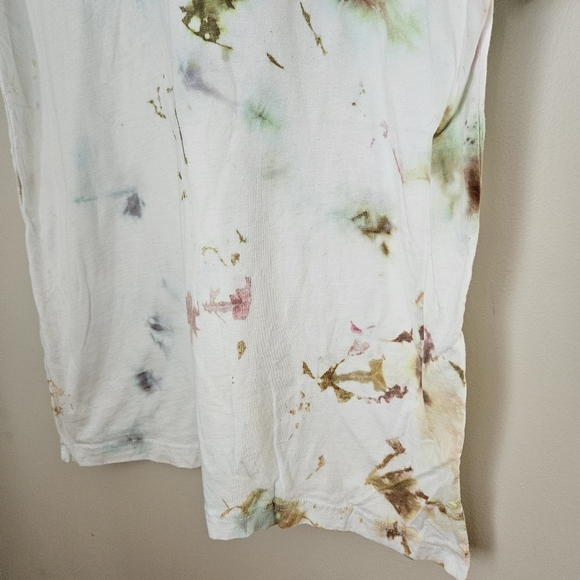Local Beast Tie-Dye T-Shirt Bella Canvas White Unisex Mens Crewneck Cotton Large - Picture 4 of 8